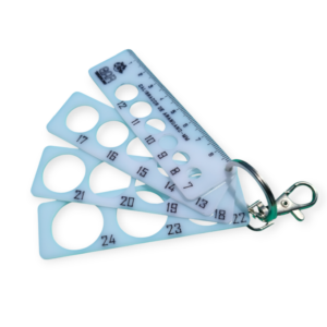 Calibrador de arándano 7 - 24 acrílico transparente